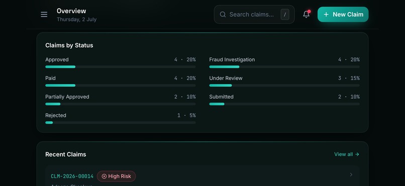 ClaimFlow  – screenshot 4