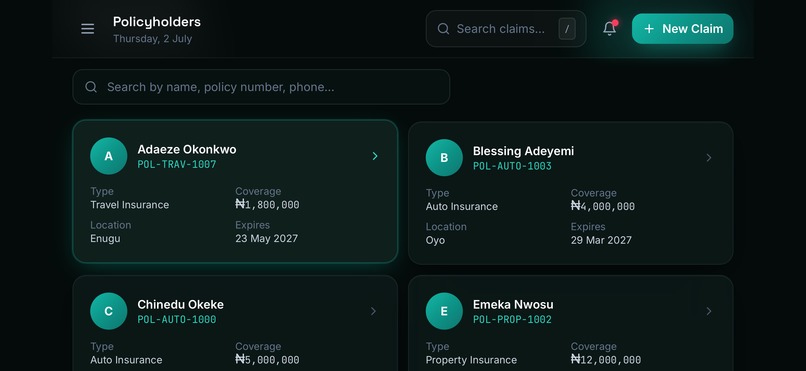 ClaimFlow  – screenshot 5