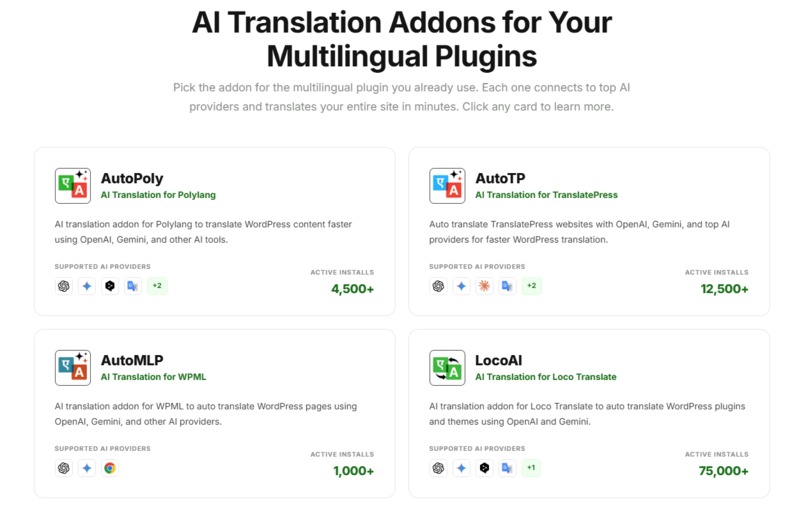 TranslateXYZ - AI Translation Addons – screenshot 1