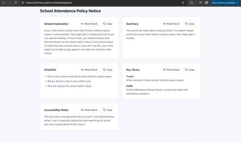 SimpleSpeak – screenshot 2