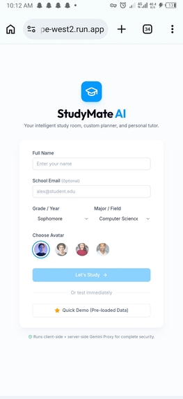StudyMate AI – screenshot 1