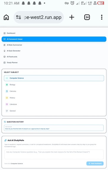 StudyMate AI – screenshot 3