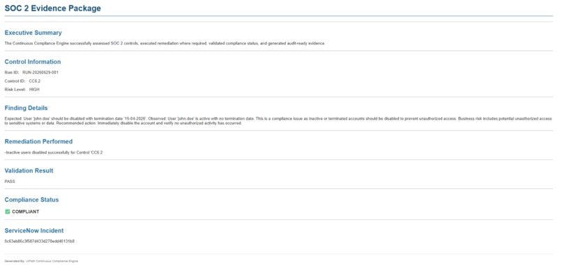 Continuous Compliance Engine  – screenshot 3