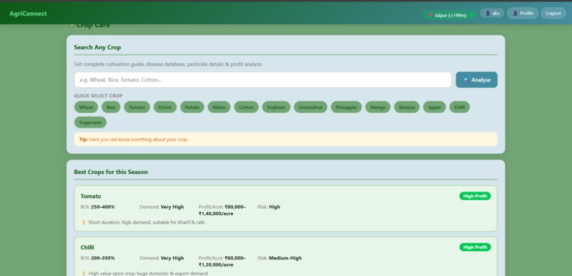 AgriConnect  – screenshot 1