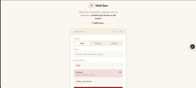 Simclass – screenshot 1