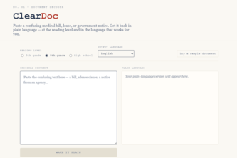 Cleardoc