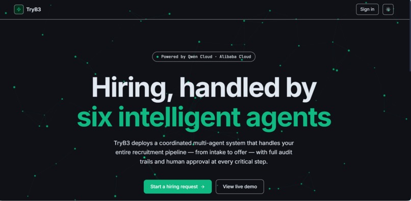 TryB3-HIRE — Autonomous Talent Intelligence Platform – screenshot 6
