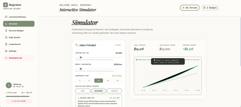 Beginvest – screenshot 4