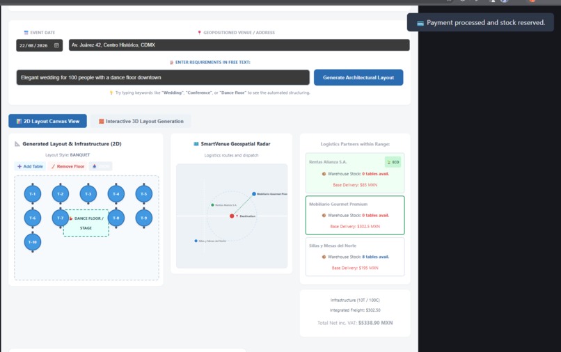 Smart event logistics marketplace  AI – screenshot 6