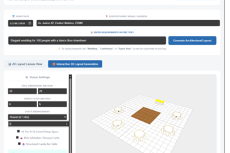 Smart event logistics marketplace  AI