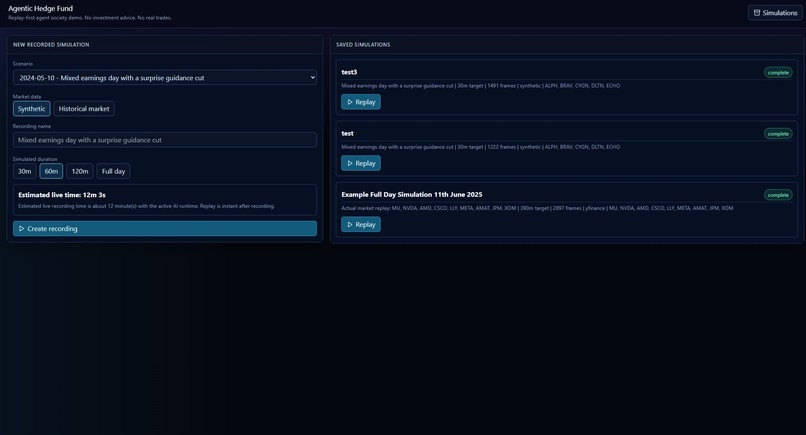 Agentic Hedge Fund – screenshot 6