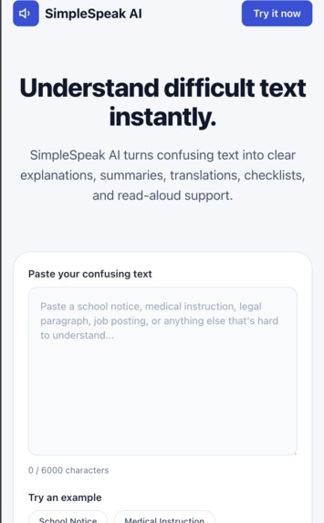 SimpleSpeak – screenshot 3