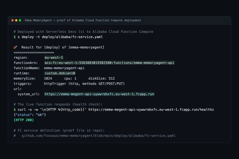 Emma MemoryAgent – screenshot 2