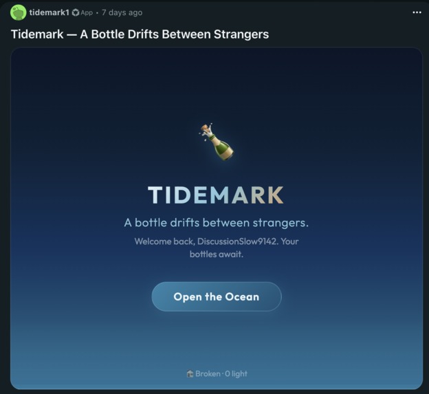 TideMark – screenshot 1