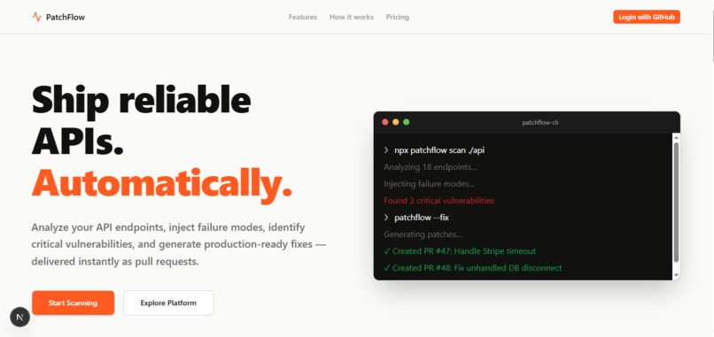 PatchFlow  – screenshot 1