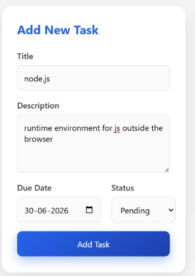Task Tracker  – screenshot 2