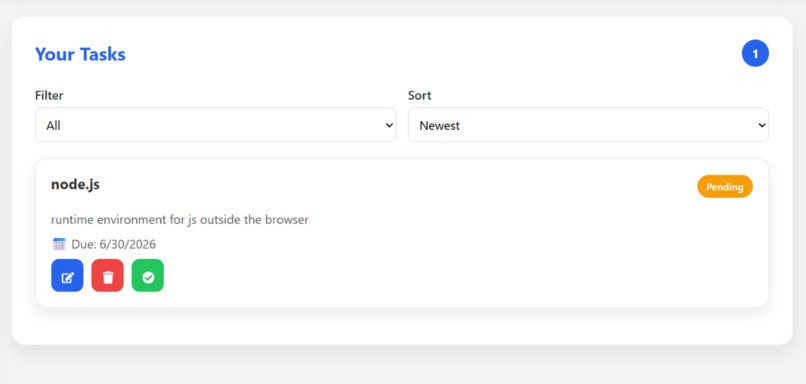 Task Tracker  – screenshot 3