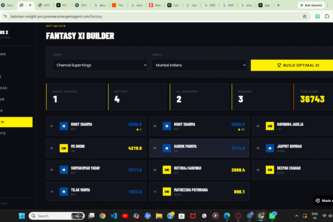 SPORTS DASHBOARD