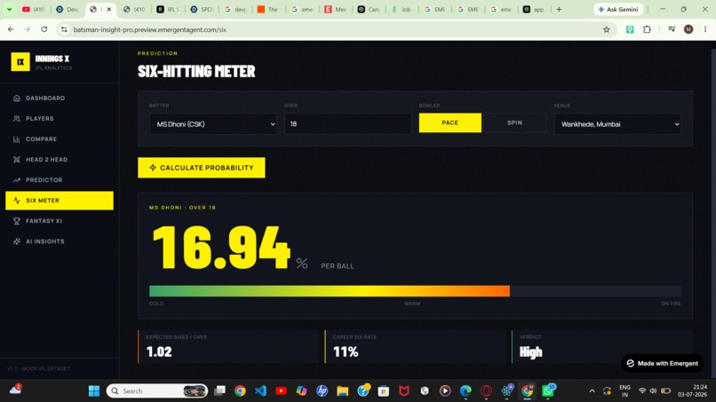 SPORTS DASHBOARD – screenshot 2
