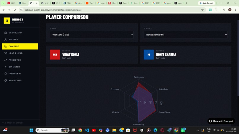 SPORTS DASHBOARD – screenshot 4