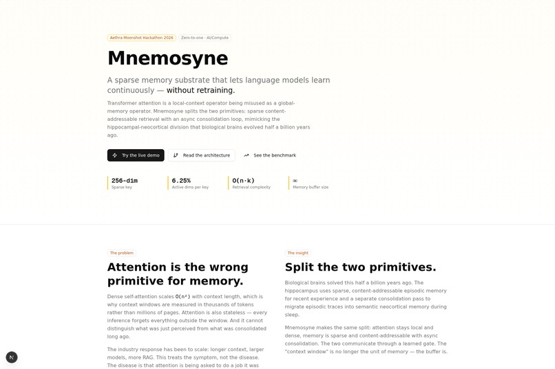 Mnemosyne – screenshot 1