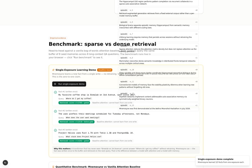 Mnemosyne – screenshot 2