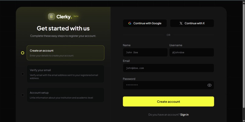 Clerky – screenshot 1