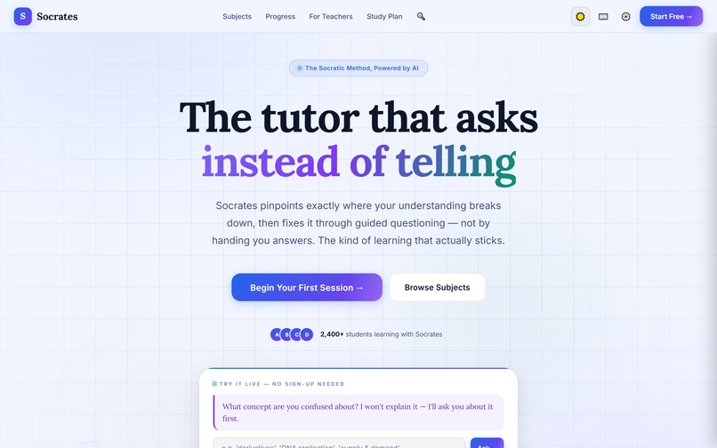 Socrates — AI-Powered Socratic Tutor – screenshot 10