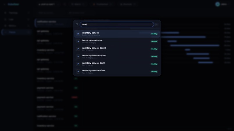 Kubeseer Observability Console – screenshot 7