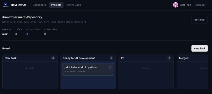 DevFlow AI – screenshot 4