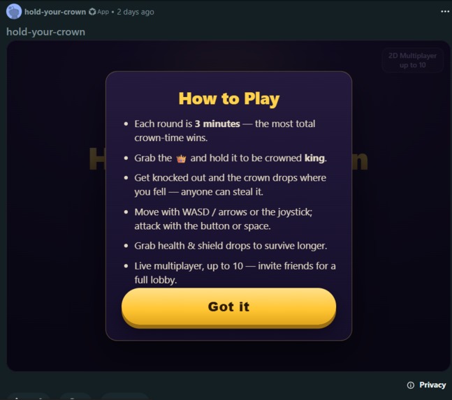 Hold Your Crown – screenshot 4