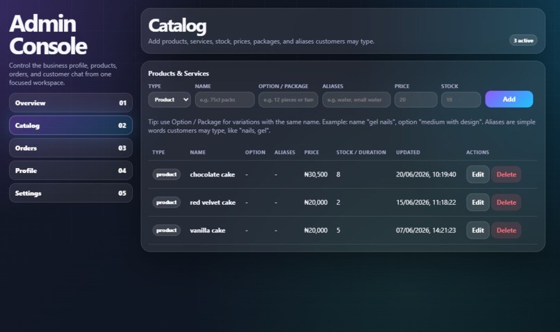 ChatOrder Autopilot Agent – screenshot 3