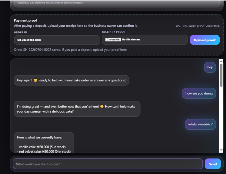 ChatOrder Autopilot Agent – screenshot 5