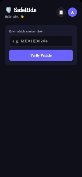 SafeRide: Verify Before You Board. Track Until You Arrive. – screenshot 1
