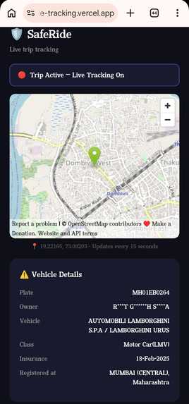SafeRide: Verify Before You Board. Track Until You Arrive. – screenshot 6