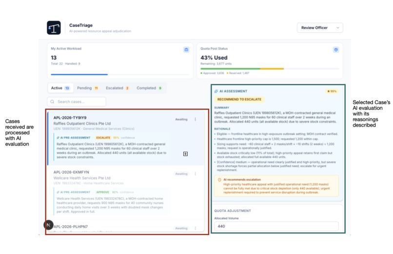 CaseTriage – screenshot 2