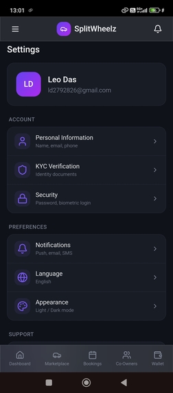 SPLIT WHEELZ – AI Shared Vehicle Ownership – screenshot 12