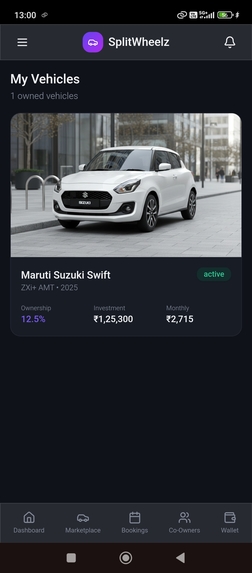 SPLIT WHEELZ – AI Shared Vehicle Ownership – screenshot 6