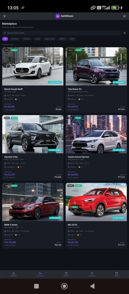SPLIT WHEELZ – AI Shared Vehicle Ownership – screenshot 5