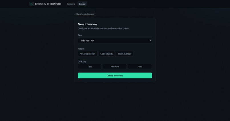 Interview Orchestrator – screenshot 4