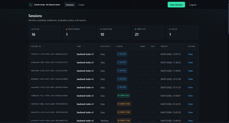 Interview Orchestrator – screenshot 2