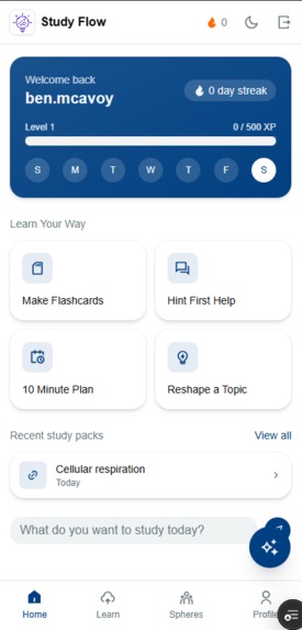 Study Flow – screenshot 1