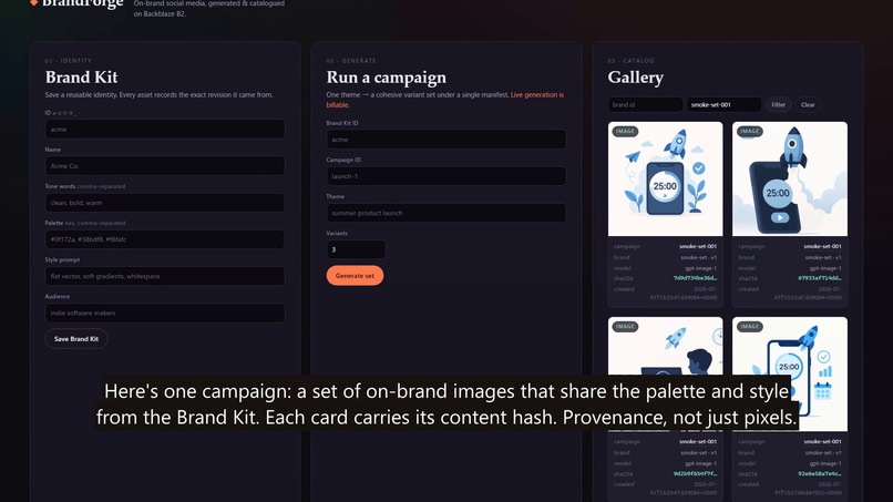 BrandForge – screenshot 2