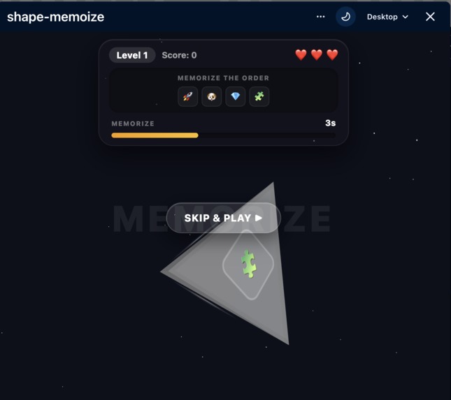Memory Spin 3D – screenshot 1