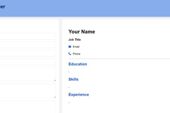 Resume-builder
