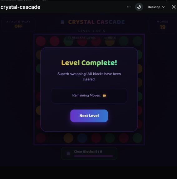 Crystal Cascade – screenshot 1