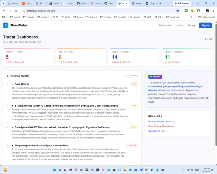 Threatpulse – screenshot 1