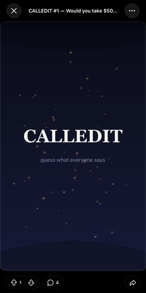 CalledIt – screenshot 2