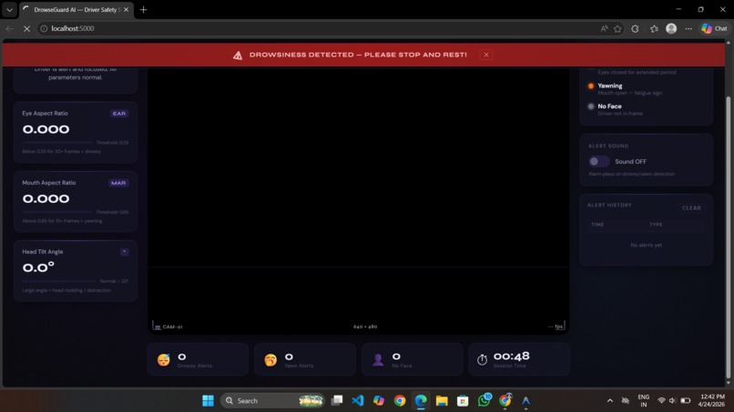Driver Drowsiness Detection – screenshot 1