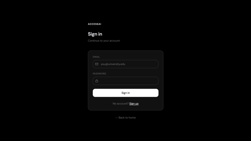 AccessAI  – screenshot 1